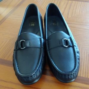 SAS black jewel loafers